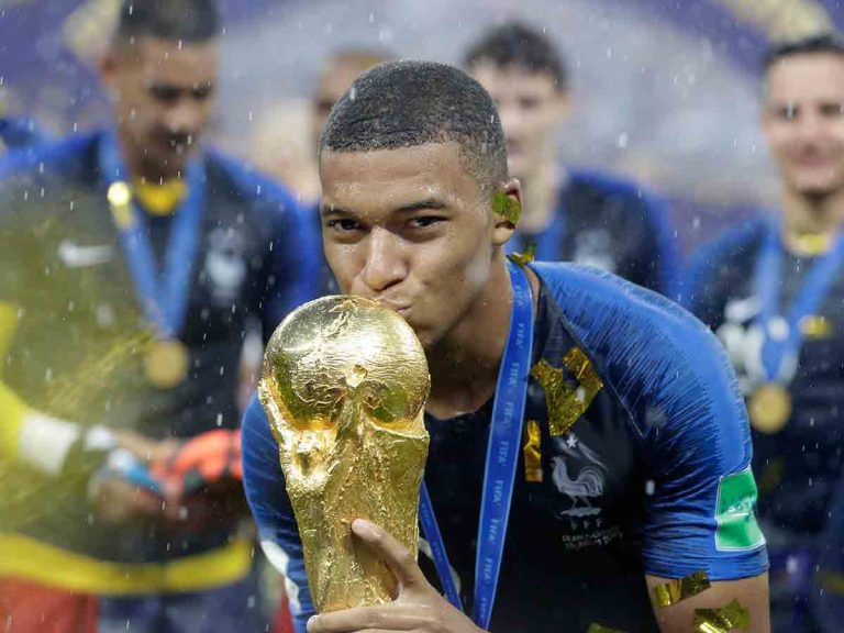 Kylian MbappÃ© Francia Rusia