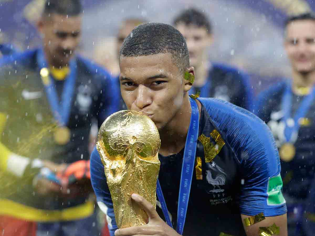 Kylian MbappÃ© Francia Rusia