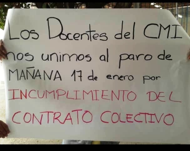 Paro maestros