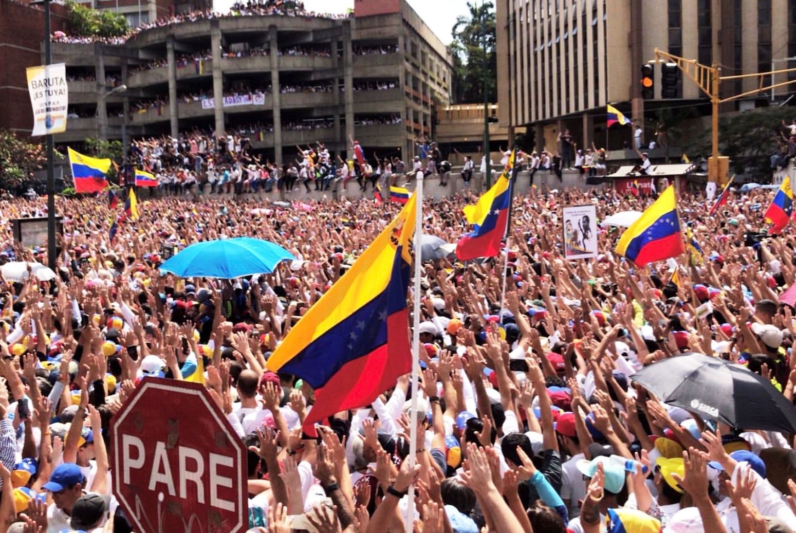 Marcha Las Mercedes1 GuaidÃ³